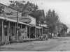 photo of main street with Odd Fellows Hall in background.